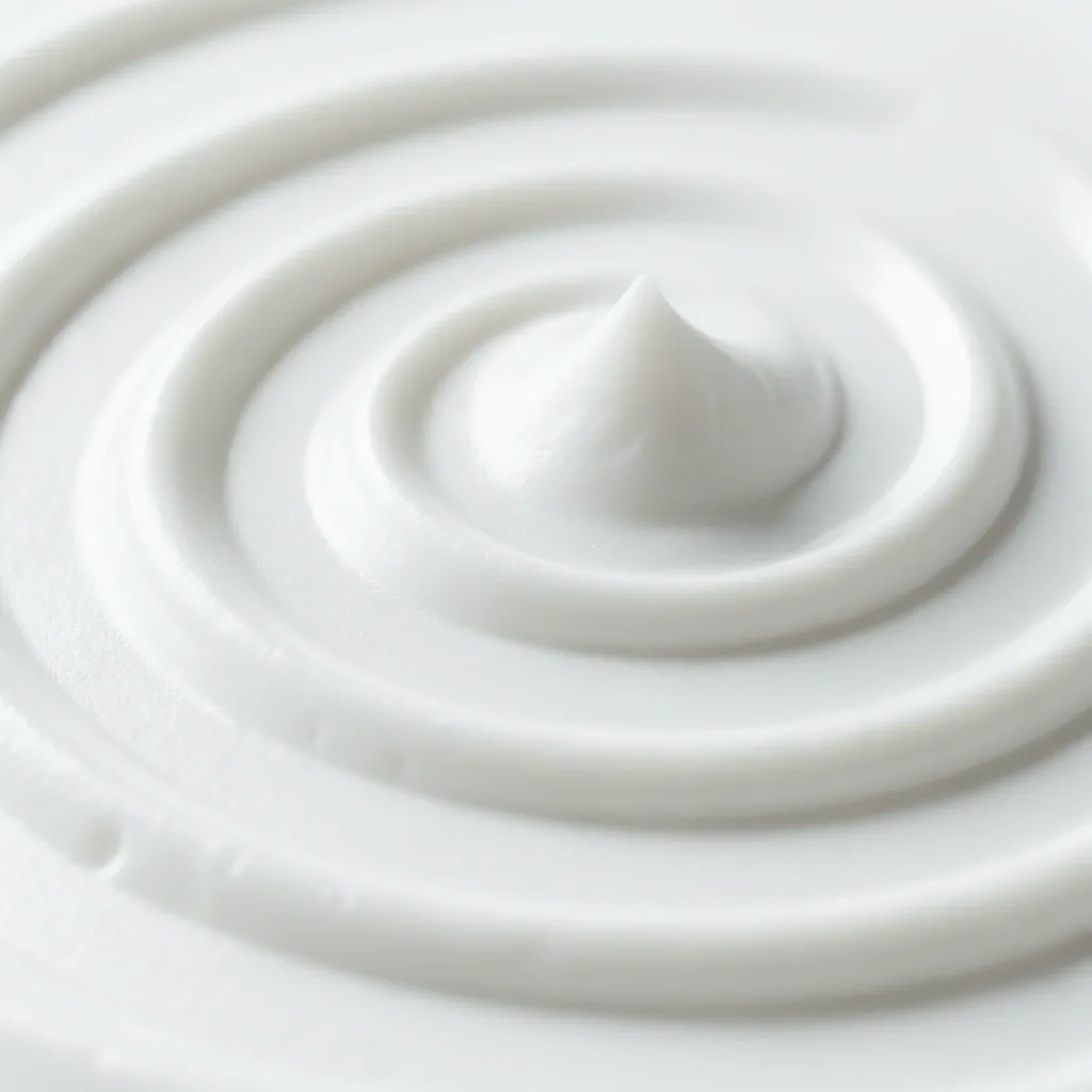 Moisturizing cream texture macro